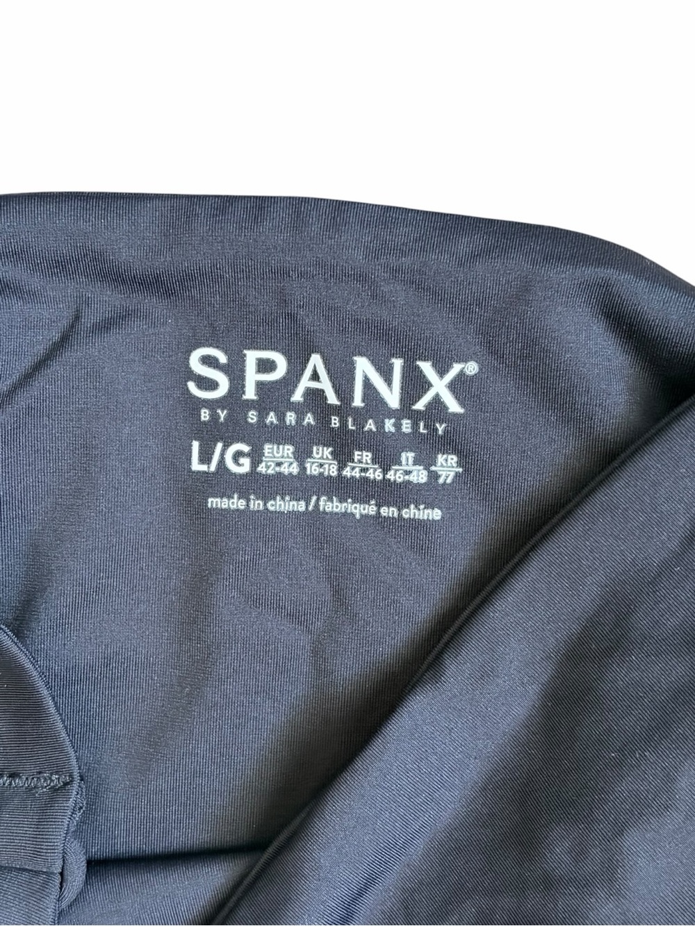 SPANX high rise solid Black Sculpting Activewear sexy swimsuit bottoms swim sz L - Picture 7 of 8
